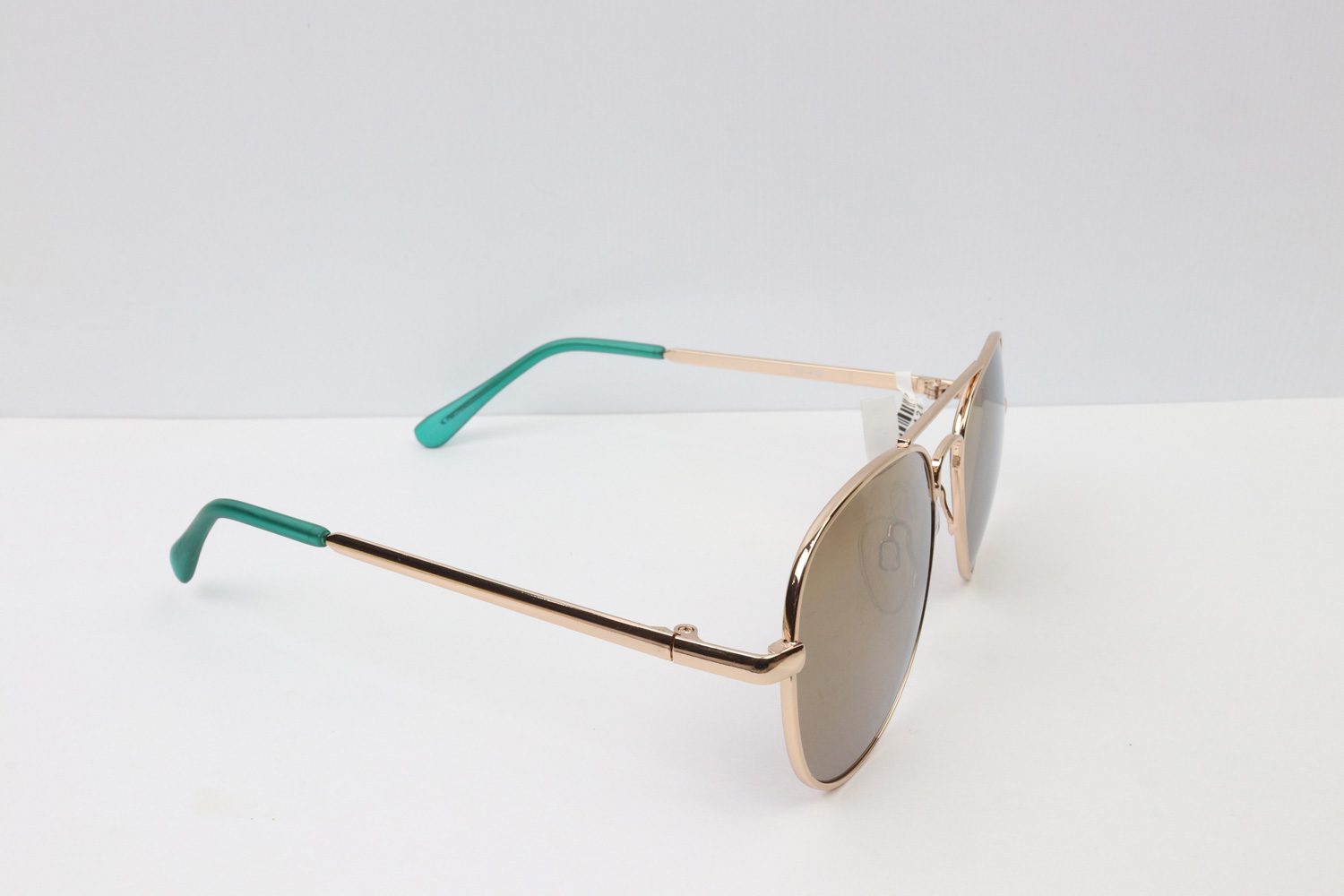عینک بچگانه فلزی طرح طلایی سبز