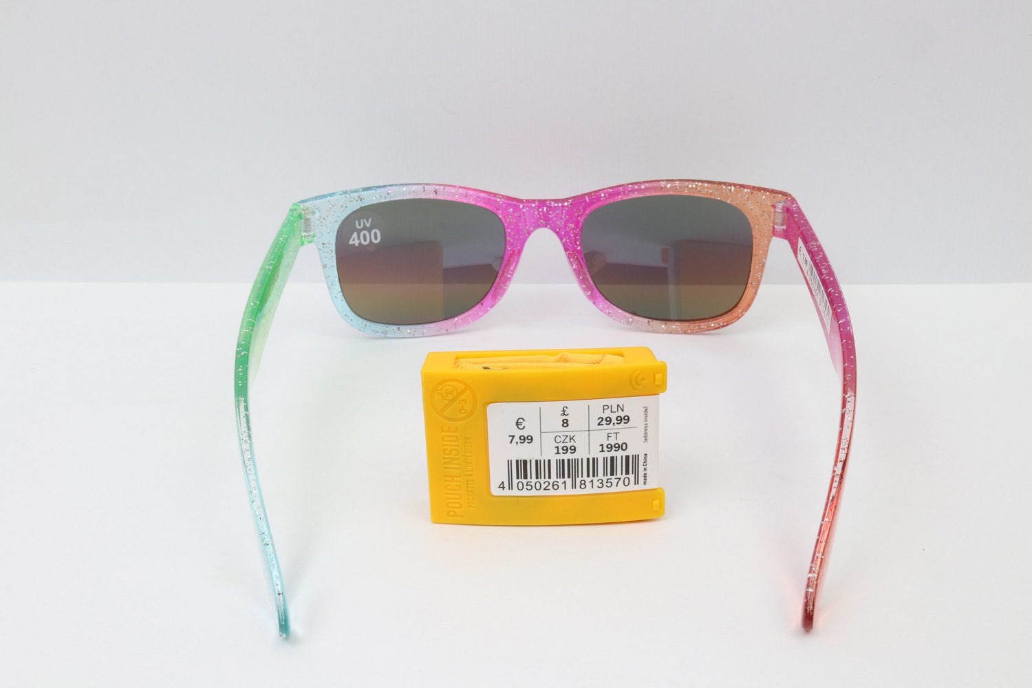 عینک بچگانه طرح رنگین کمان